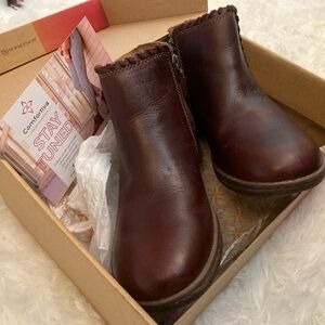 Comfortiva Women's Leather Ankle Boots